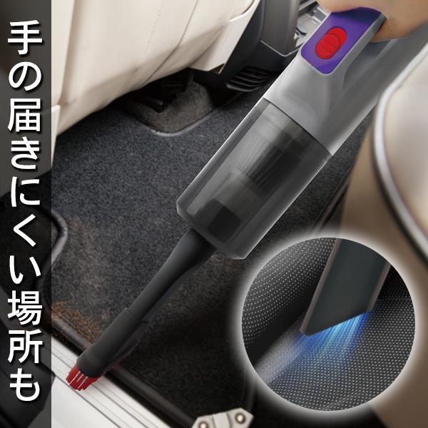 車 掃除機 カークリーナー 硬貨も吸い込む 強力吸引 シガーソケット