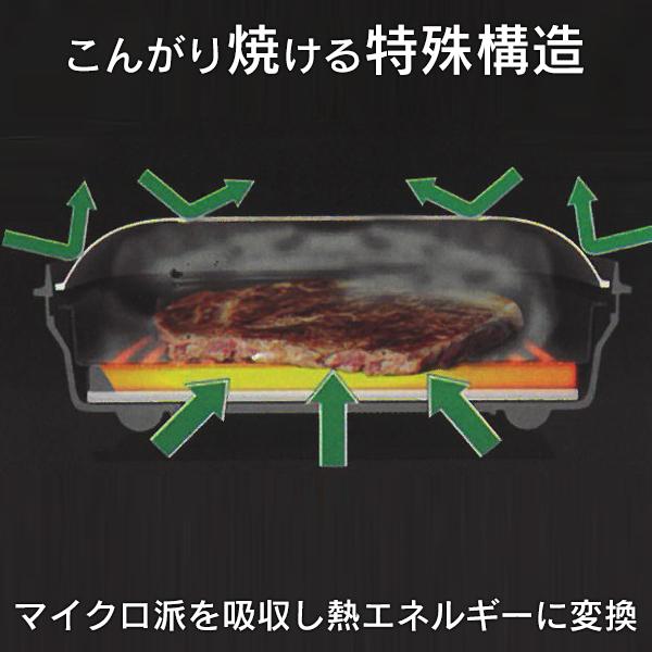 レンジで焼き魚 電子レンジ専用調理器 1台6役 電子レンジ 調理器具 レンジ 炊飯 炊く 調理 魚焼 プレート 時短 煮る 蒸す 焼く ...