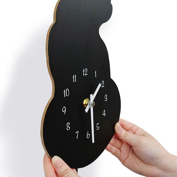 しっぽが動く 猫時計 振り子時計 壁掛け時計 猫のしっぽ 振り子