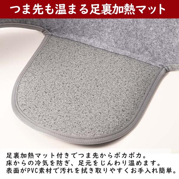 TVで話題 ライソン 巻くコタツ くるみ 毛布付き 足元 パネルヒーター 折り畳み 小型こたつ デスクヒーター タイマー付 送料無料 -80S◇ 巻くコタツくるみ＋_4