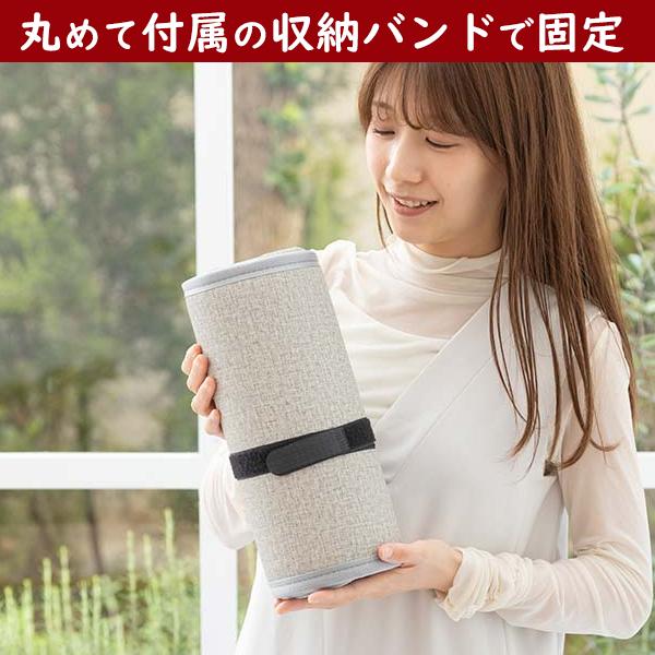TVで話題 ライソン 巻くコタツ くるみ 毛布付き 足元 パネルヒーター 折り畳み 小型こたつ デスクヒーター タイマー付 送料無料 -80S◇ 巻くコタツくるみ＋_9