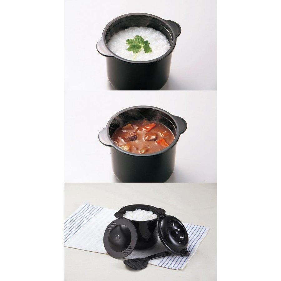 Kakusee（カクセー） レンジ 炊飯器 最短7分 日本製 備長炭入 電子