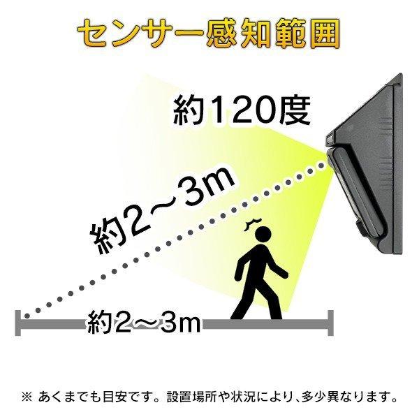ソーラー ライト 角度調整 人感センサー付き 自動点灯＆消灯 LED20灯