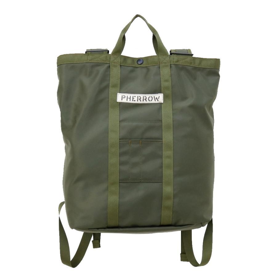 フェローズ Pherrow S ミリタリー2wayバッグ 21s Pmrt1 メンズ リュック トート フライトジャケット 21s Pmrt1 モアネット Casual Select 通販 Yahoo ショッピング