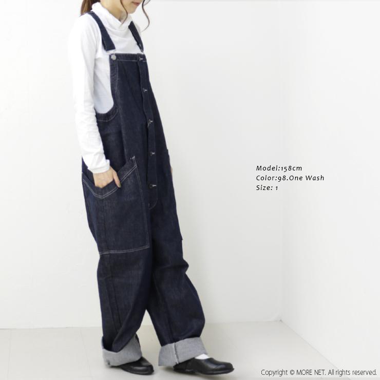 ハーベスティ HARVESTY 10ozノンフェイドデニムオーバーオール A12007 サロペット オーバーサイズ 男女兼用 日本製 | HARVESTY | 03