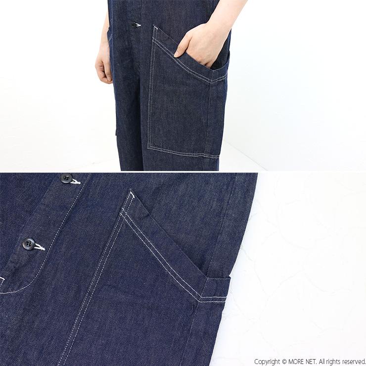 ハーベスティ HARVESTY 10ozノンフェイドデニムオーバーオール A12007 サロペット オーバーサイズ 男女兼用 日本製 | HARVESTY | 09
