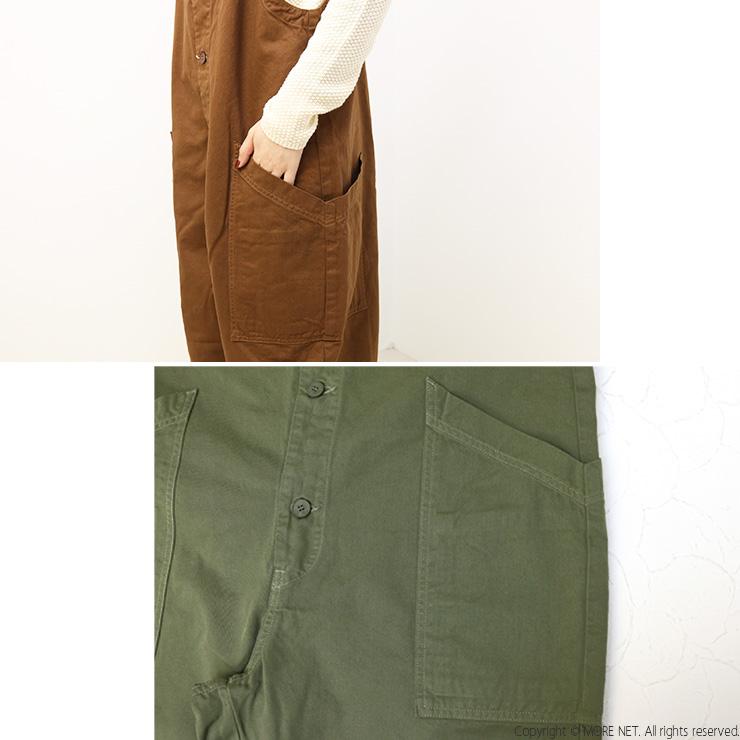 【新品】HARVESTY チノ クロス オーバーオール A12008 HARVESTY A12008 チノクロスオーバーオール(LADIES) - PADDY (パディー)