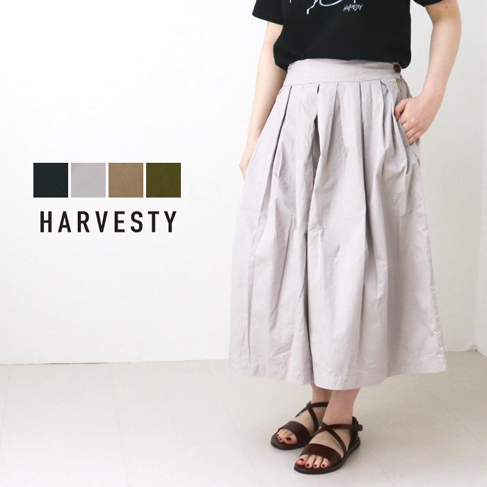 ハーベスティ HARVESTY 40コーマ糸ツイルキュロットパンツ A21501