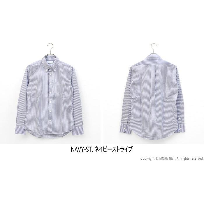 マニュアルアルファベット Manual Alphabet ロンドンストライプ ボタンダウンシャツ BASIC-ST-004 メンズ 日本製 長袖 ブロード MANUAL ALPHABET（マニュアルアルファベット） ロンドンストライプ