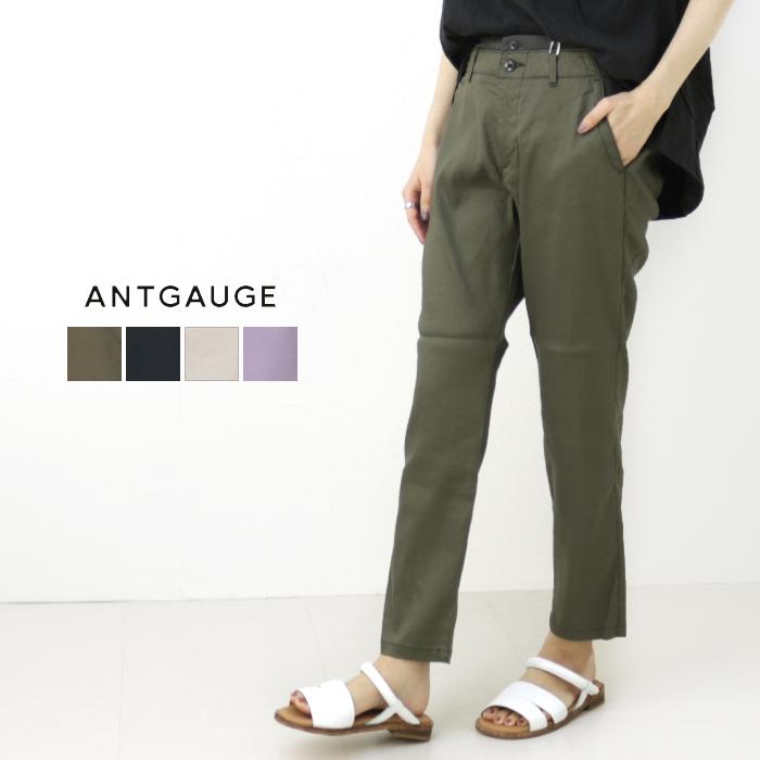 コンビニ受取対応商品 アントゲージ Antgauge リネンイージートラウザー C1591 21春夏 レディース テーパード イージーパンツ 公式店舗 Kuljic Com