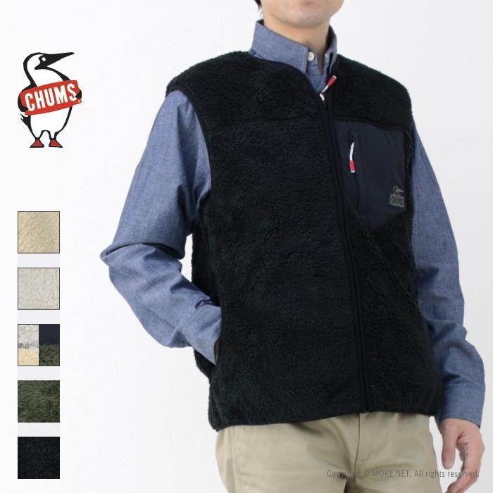 チャムス CHUMS ボンディングフリースノーカラーベスト CH04-1433 メンズ ボア 防風 /返品・交換不可/SALE セール | CHUMS | 07
