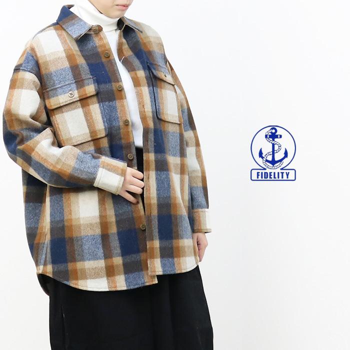 アウトレットネット フィデリティ Fidelity Cpoシャツジャケット Fd2cm シャツコート チェック アウター レディース 返品 交換 Sale セール 直売お買い得 Www Superavila Com