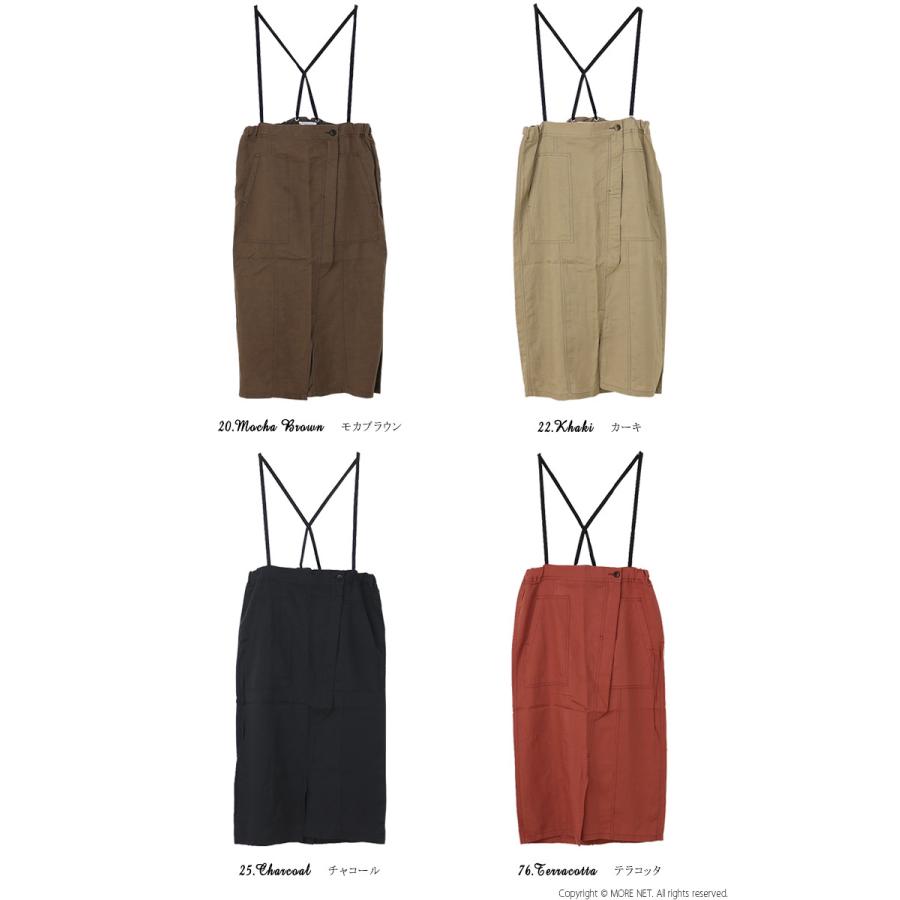 アントゲージ Antgauge テンセルリネンアーミーサロペットスカート GE404 ロング レディース ボトム /返品・交換不可/SALE セール | ANTGAUGE | 05