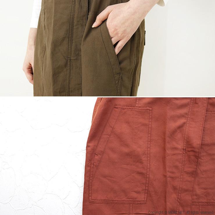 アントゲージ Antgauge テンセルリネンアーミーサロペットスカート GE404 ロング レディース ボトム /返品・交換不可/SALE セール | ANTGAUGE | 10