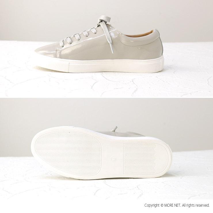 ミナンポルク minan polku ソフトレースアップスニーカー M413 靴 シューズ エコレザー 撥水 レディース /返品・交換不可/SALE セール | minan polku | 08