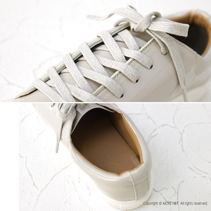 ミナンポルク minan polku ソフトレースアップスニーカー M413 靴 シューズ エコレザー 撥水 レディース /返品・交換不可/SALE セール | minan polku | 10