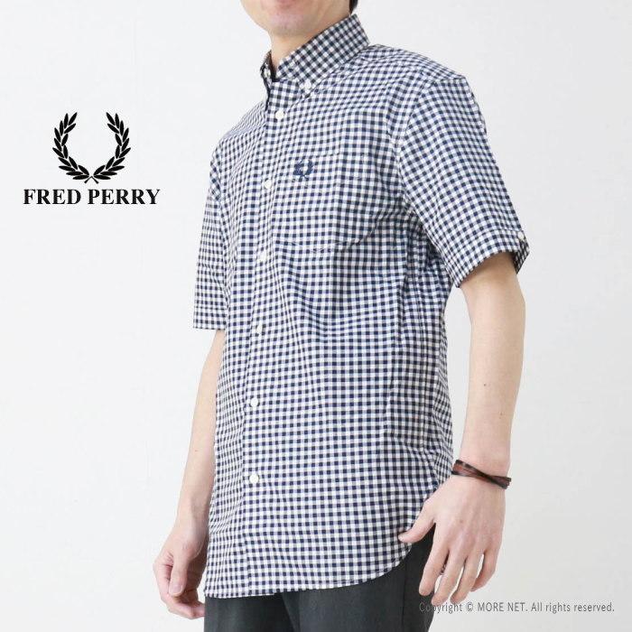 フレッドペリー Fred Perry ギンガムチェックボタンダウンシャツ M9604 メンズ 半袖 M9604 モアネット Casual Select 通販 Yahoo ショッピング