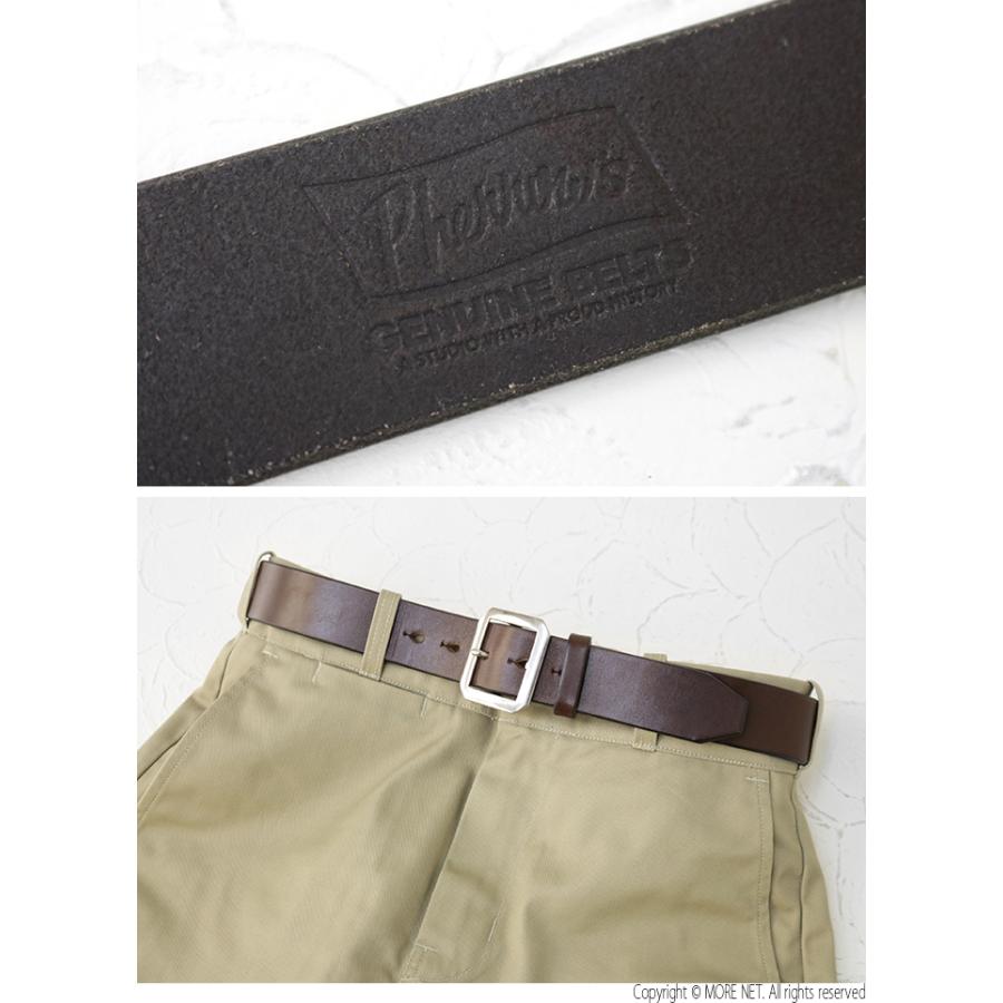 フェローズ PHERROW'S ベンズレザーベルト 40mm巾 22W-PLB1 メンズ ギャリソン 革