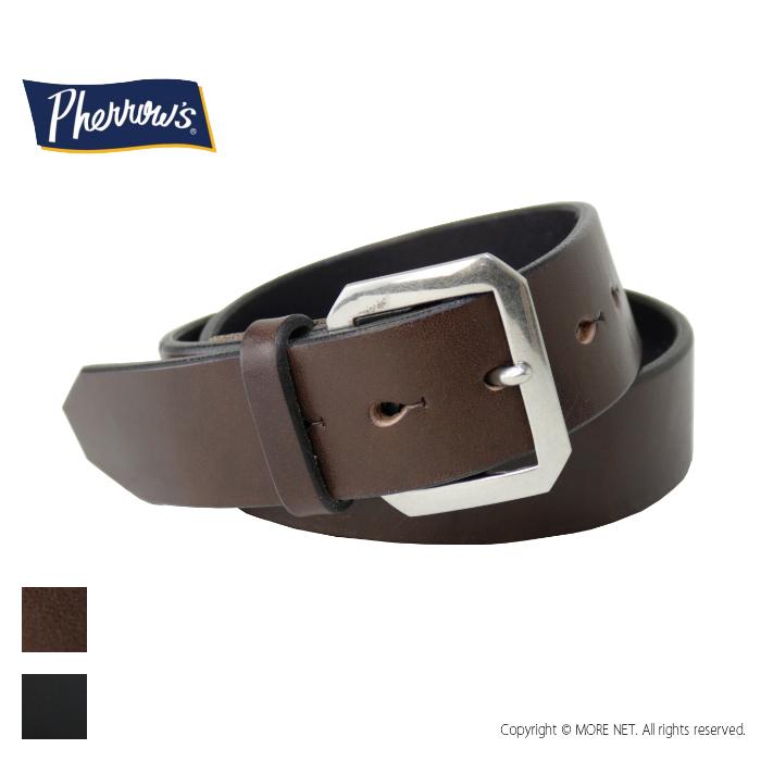 フェローズ PHERROW'S ベンズレザーベルト 40mm巾 22W-PLB1 メンズ ギャリソン 革