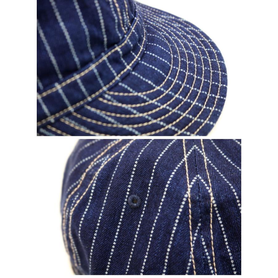 フェローズ PHERROW'S ワークキャップ ウォバッシュストライプ PWCC1-W メンズ レディース 日本製 帽子 | Pherrow's | 04