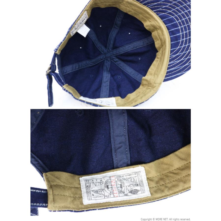 フェローズ PHERROW'S ワークキャップ ウォバッシュストライプ PWCC1-W メンズ レディース 日本製 帽子 | Pherrow's | 06