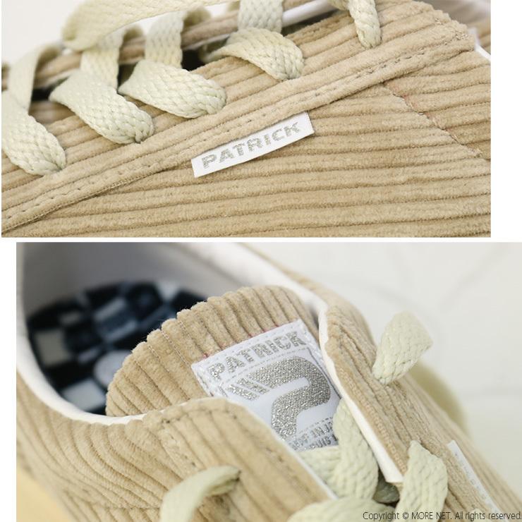 PATRICK（パトリック） ケベック・コーデュロイローカットスニーカー