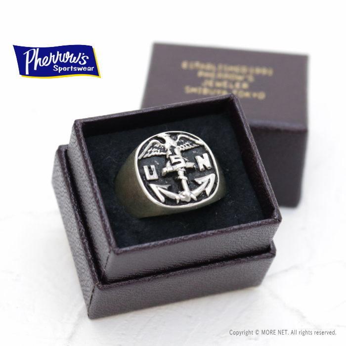 Pherrow's（フェローズ） PHERROW'S U.S.N. シルバーリング U.S.N.