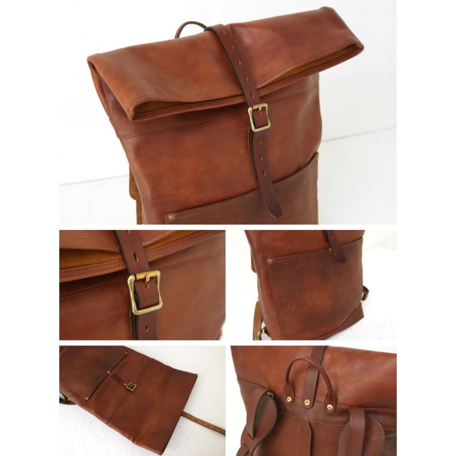 ヴァスコ vasco レザーロールトップリュックサック VS-205L メンズ レディース 日本製 バッグ 本革 2025秋冬 | vasco | 04