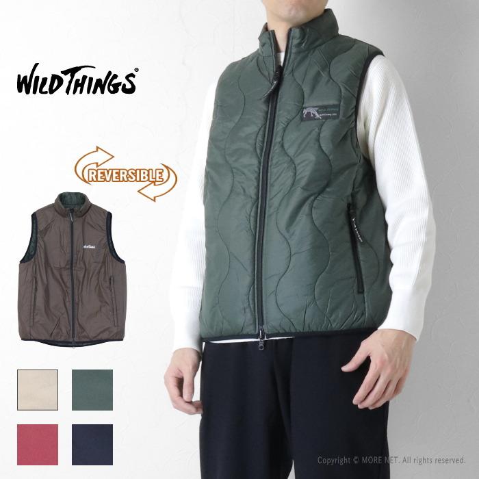 ワイルドシングス REVERSIBLE BELAY VEST WILDTHINGS WT25140SK 国内正規品 2025秋冬新作 送料無料 WILD THINGS（ワイルドシングス） リバーシブルビレイベスト WT25140SK