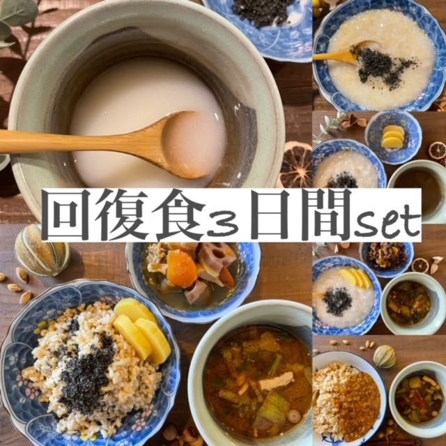 送料無料（3日間分）断食を成功に導く回復食set | 