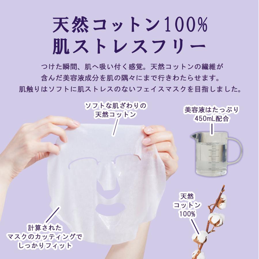 美白パック シワ 改善 30枚 しわ パック 顔パック ナイアシンアミド 朝