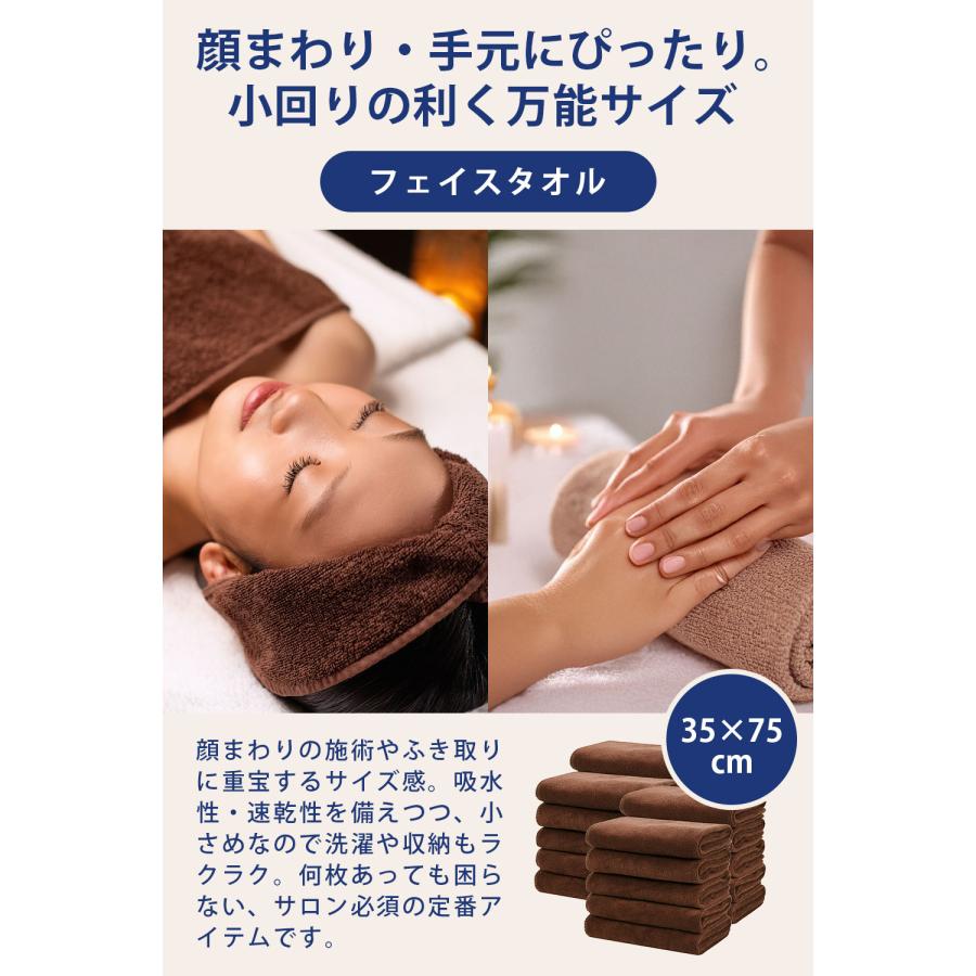 ⑤袋破れ汚れあり２０枚セット　フェイスタオル 35×75cm マイクロファイバー ⑤袋破れ汚れあり20枚セット フェイスタオル 35×75cm マイクロ