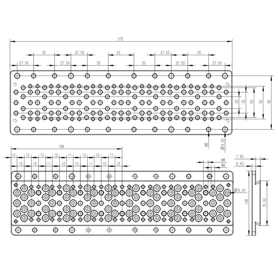 AU021-LOSMONDAY規格 372mmワイド型アリガタ マルチ雲台 ゆうパック