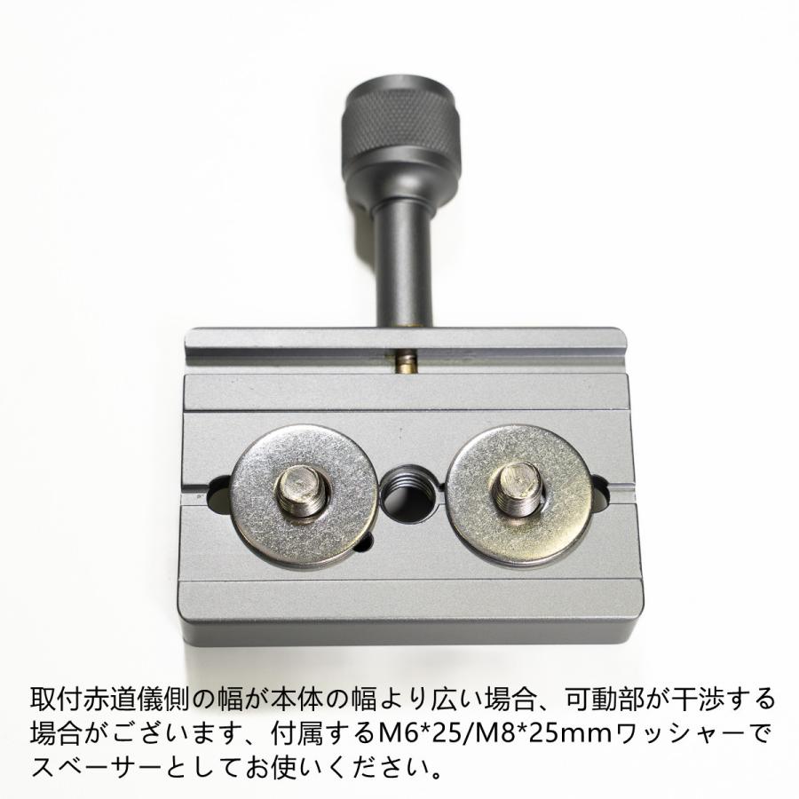 AU118-タカハシM8ネジ*35mm対応 長さ75mmアルカスイス規格アリミゾ