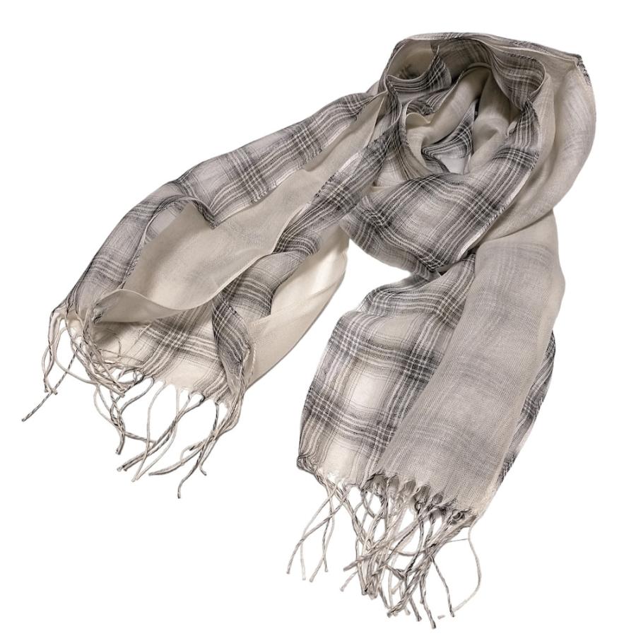 新品正規70％OFF COMME CA MEN コムサメン 日本製 ストール 2枚仕立て  