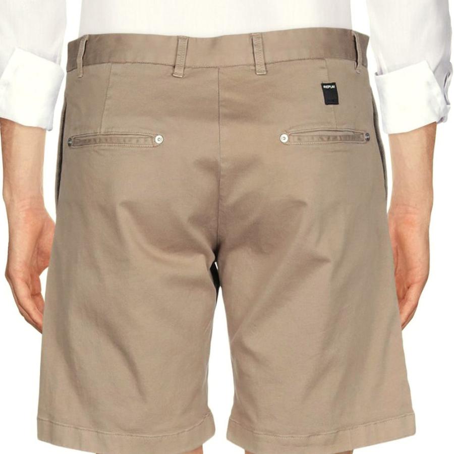 新品正規70％OFF REPLAY リプレイ イタリアブランド チノパン ショートパンツ 29 ベージュ 春夏 a-12 SAFARI絶賛_5