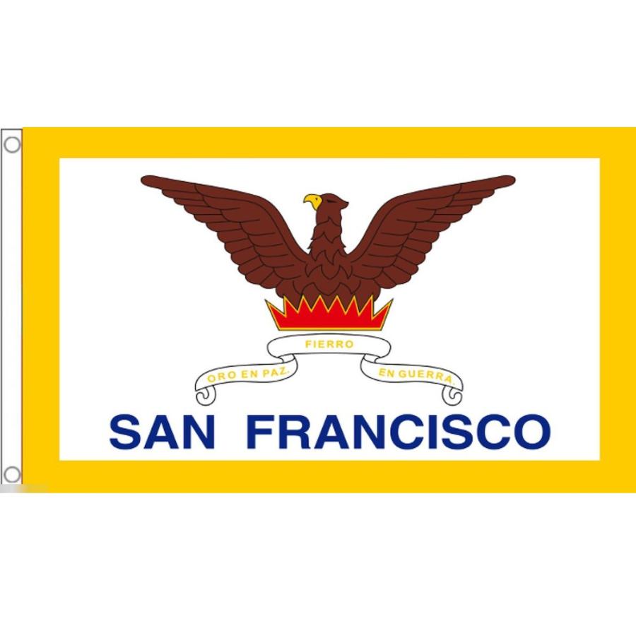 海外限定 国旗 サンフランシスコ市旗 カリフォルニア州 特大フラッグ