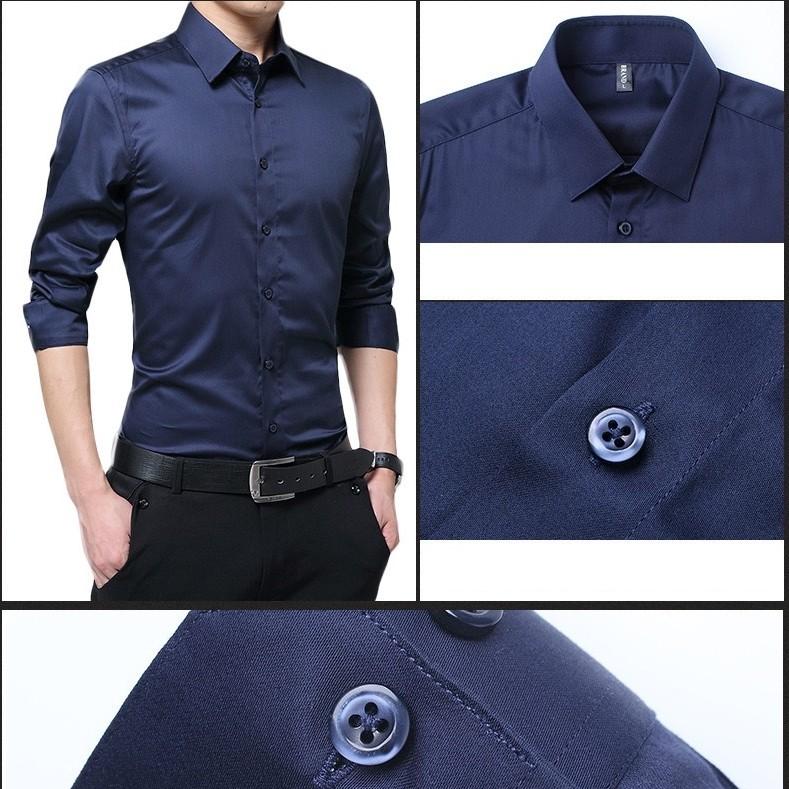 シャツ メンズ 長袖 大きいサイズ シャツ ブラウス 白シャツ ワイシャツ 襟付き オフィス ビジネス 通勤 通学 就活 転職 ホワイト ブラック ネイビー K02tops01 More Cherie 通販 Yahoo ショッピング