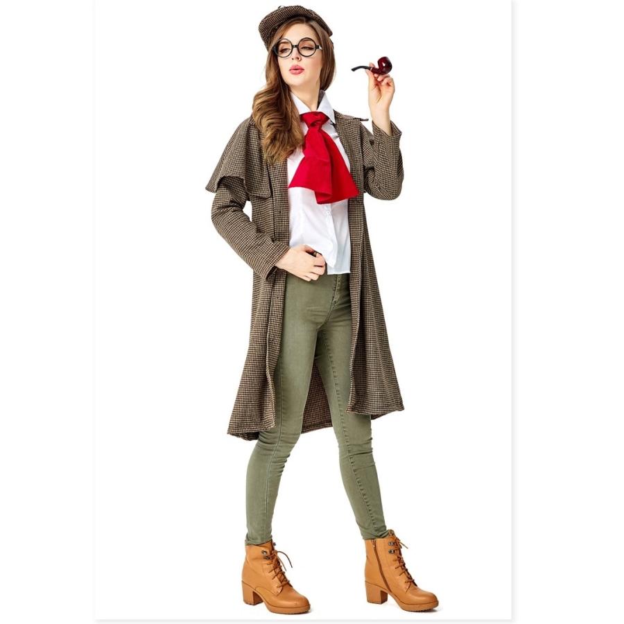 探偵服 4点セット コスプレ ハロウィン レデイーズファッション シャーロック レデイーズ Ktc1909ha003 More Cherie 通販 Yahoo ショッピング
