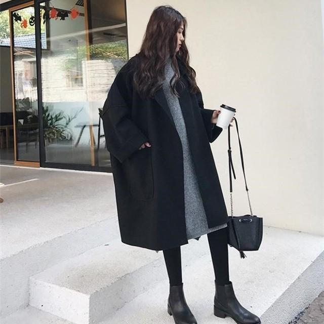 ロングコート チェスターコート ルーズコート ブラウン 定番 柔らかコート レディース 膝丈 アウター 冬物 冬服 ミモレ丈 冬 コート Mc More Cherie 通販 Yahoo ショッピング