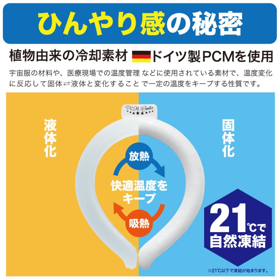 アイス ネッククーラー ネックリング クールリング リング  キッズ 大人 クールネック ひんやり PCM 熱中症 暑さ対策 RING ICE 子供用 首 首元 冷却 |  | 02