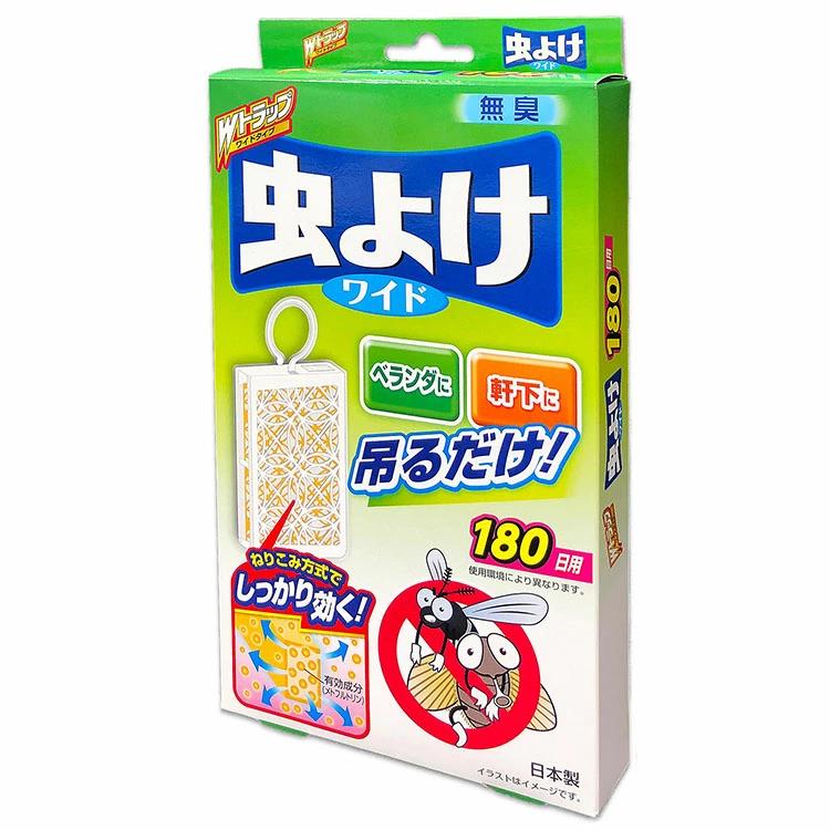 【2個セット】Wトラップ 虫よけプレート 180日 日本製 玄関 ワイドタイプ 玄関 勝手口 ベランダ アウトドア キャンプ ペット 犬小屋 |  | 06