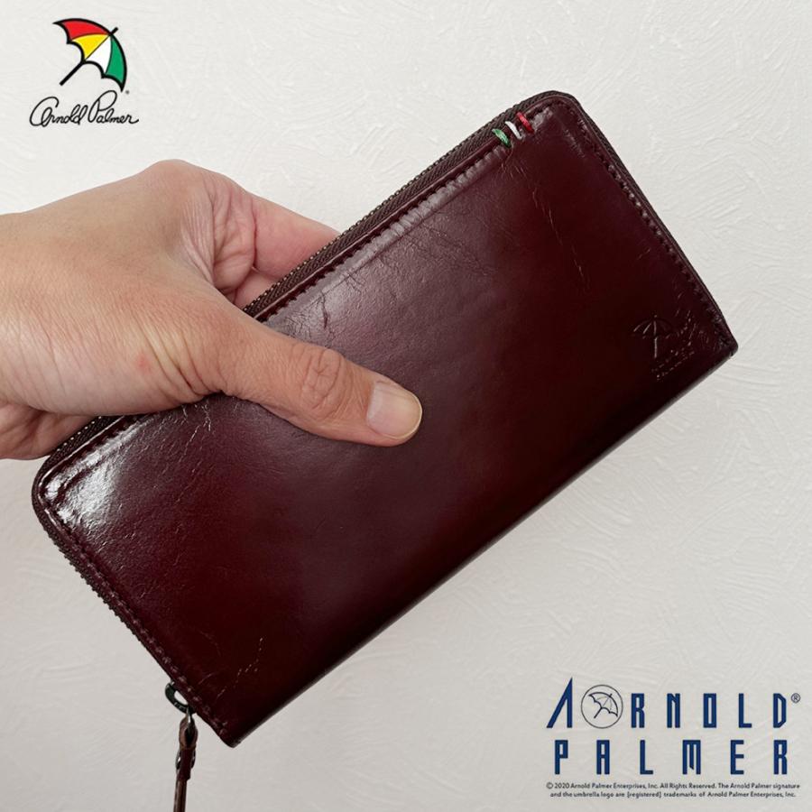 本革 財布 長財布 ラウンド バレンタイン 誕生日 イタリア財布 アーノルドパーマー Arnold Palmer メンズ レディース |  | 07