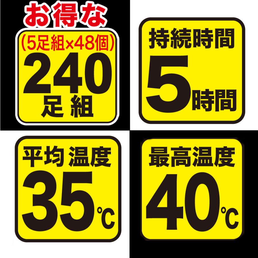 (アウトレットI) 【白・240足組】ロッテ ホカロン 靴下に貼るカイロ くつ下用 白 うす型 日本製 5時間持続 靴下用カイロ |  | 02