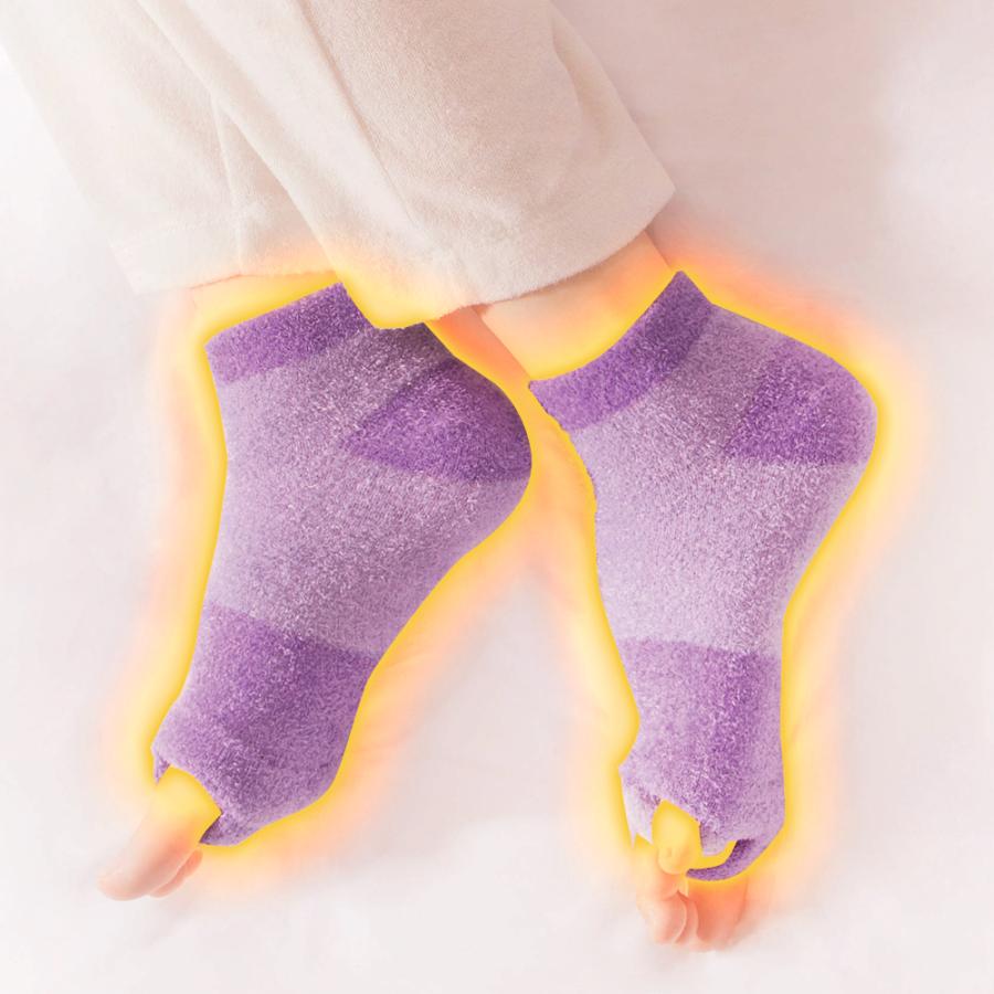 【ロングタイプ】 外反母趾 内反小趾 サポーター 足指 広げる 矯正  矯正グッズ 矯正サポーター  Makuake  外反母趾おやすみサポーター 送料無料 |  | 12