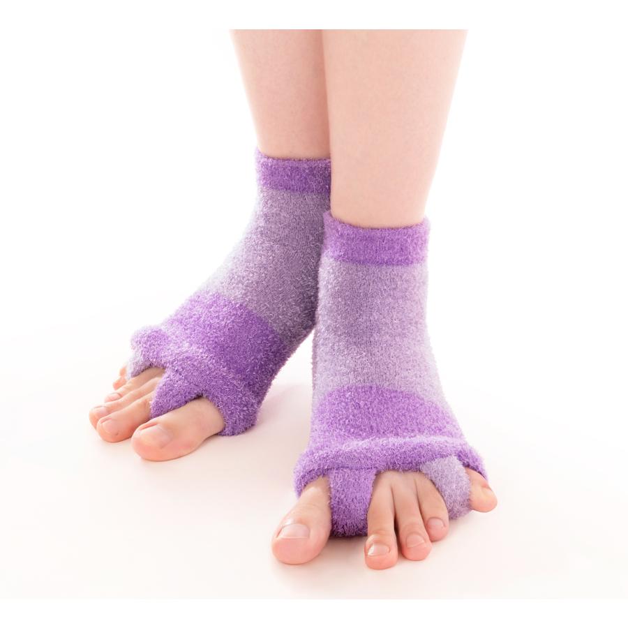 【ロングタイプ】 外反母趾 内反小趾 サポーター 足指 広げる 矯正  矯正グッズ 矯正サポーター  Makuake  外反母趾おやすみサポーター 送料無料 |  | 13