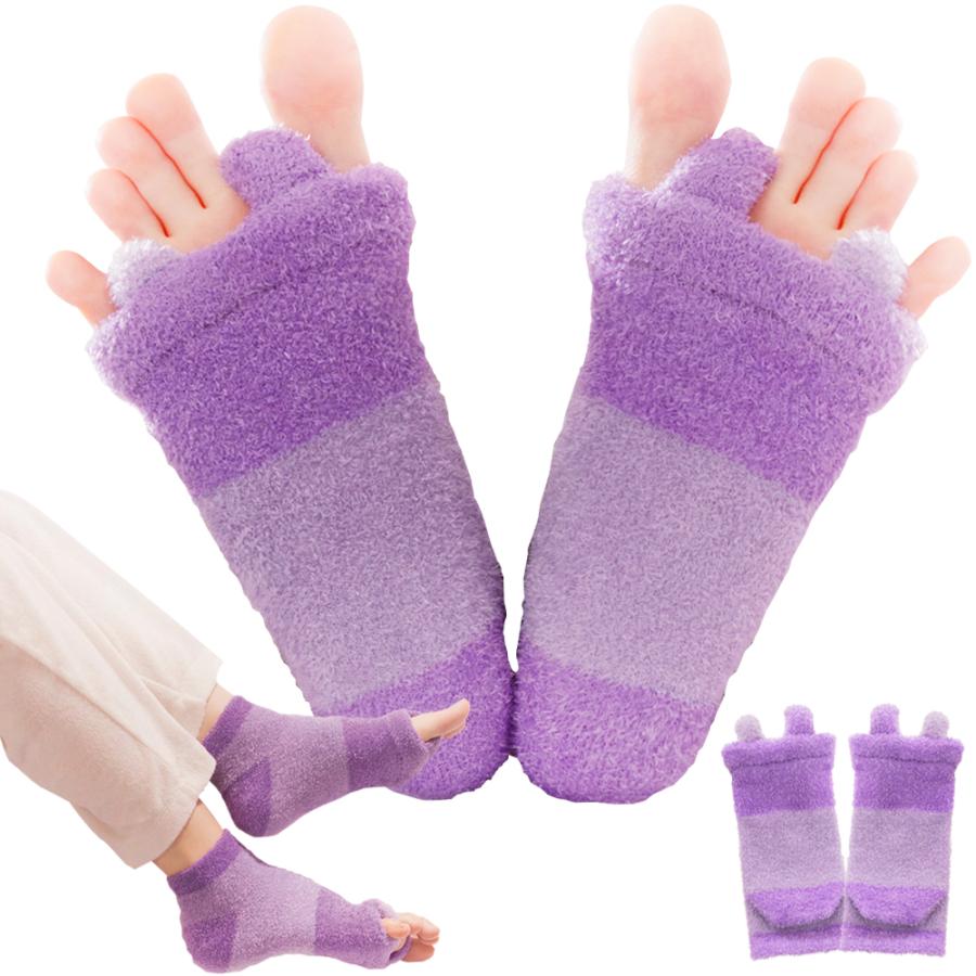 【ロングタイプ】 外反母趾 内反小趾 サポーター 足指 広げる 矯正  矯正グッズ 矯正サポーター  Makuake  外反母趾おやすみサポーター 送料無料 |  | 15