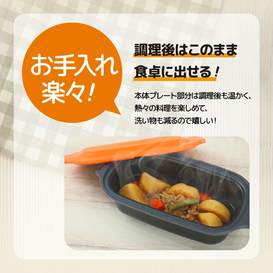 電子レンジ 調理器 焼き魚 焼ける グリルパン レシピ付き 選べる レンジパン フタ付き 電子レンジ調理器 グリル |  | 06