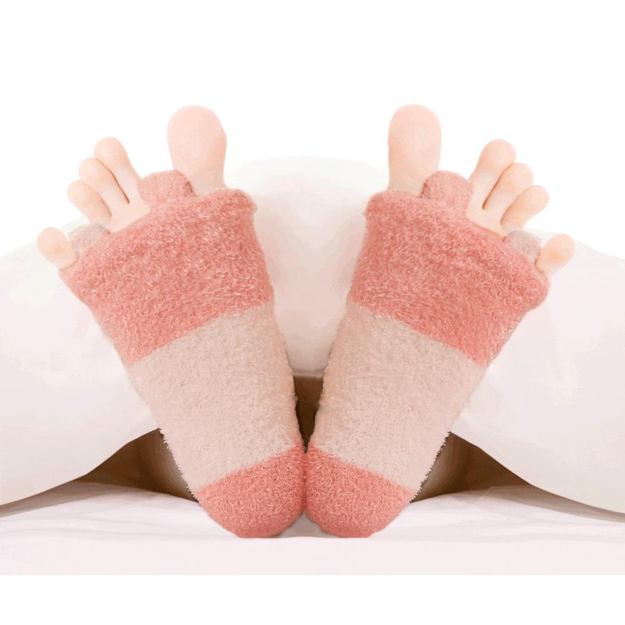 【あったか足指カバー付き】 外反母趾 内反小趾 サポーター 足指 広げる 矯正  矯正グッズ 矯正サポーター  Makuake  外反母趾おやすみサポーター 送料無料 |  | 14