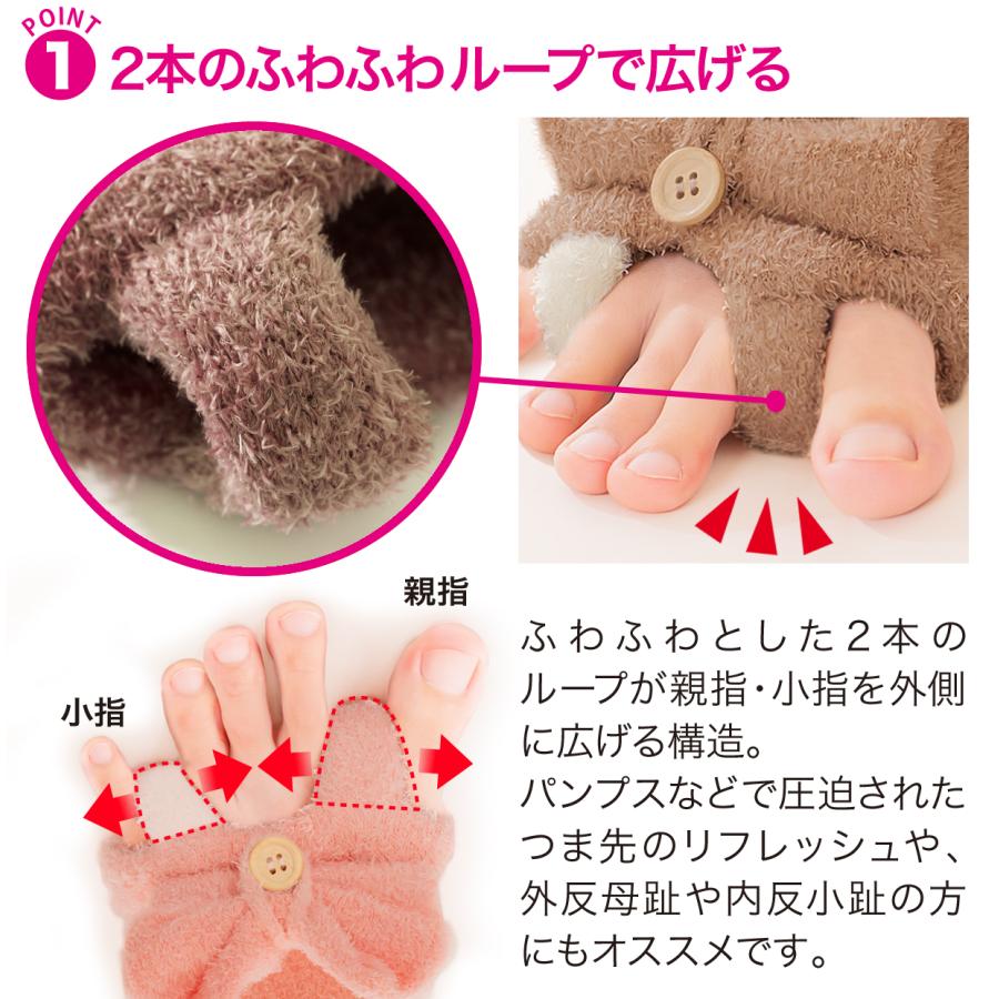 【あったか足指カバー付き】 外反母趾 内反小趾 サポーター 足指 広げる 矯正  矯正グッズ 矯正サポーター  Makuake  外反母趾おやすみサポーター 送料無料 |  | 07
